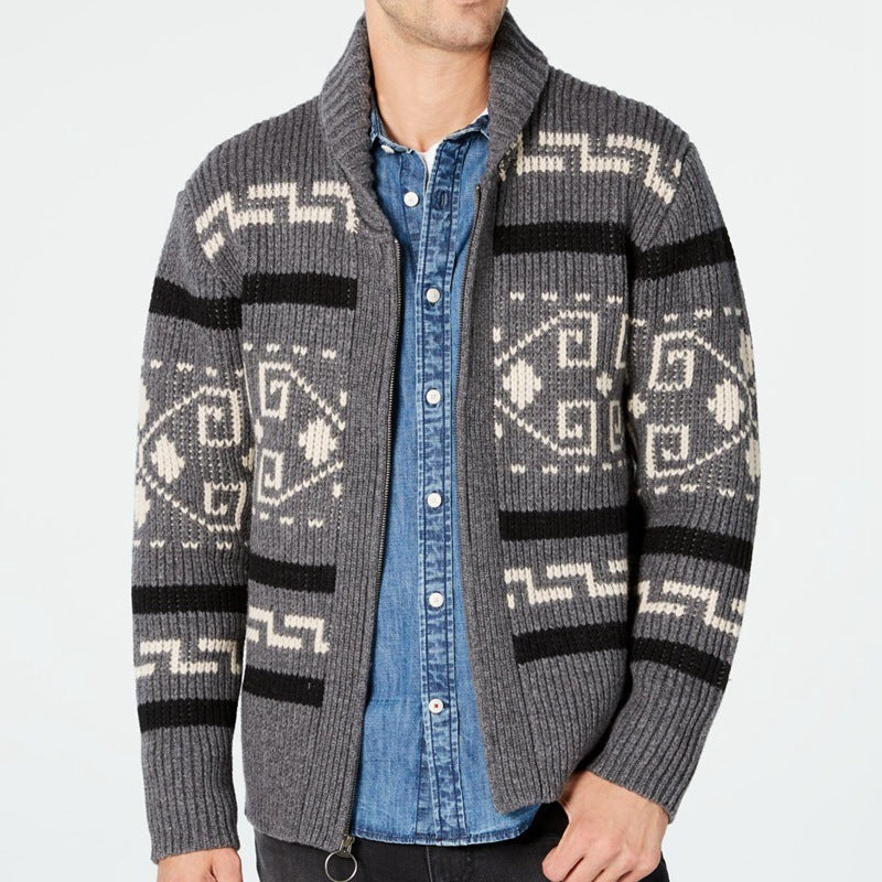 Casual Cardigan Jacket with Lapel,