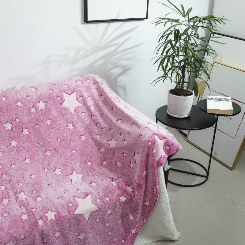 Soft Luminous Super Soft Fleece Blanket -Faux Fur