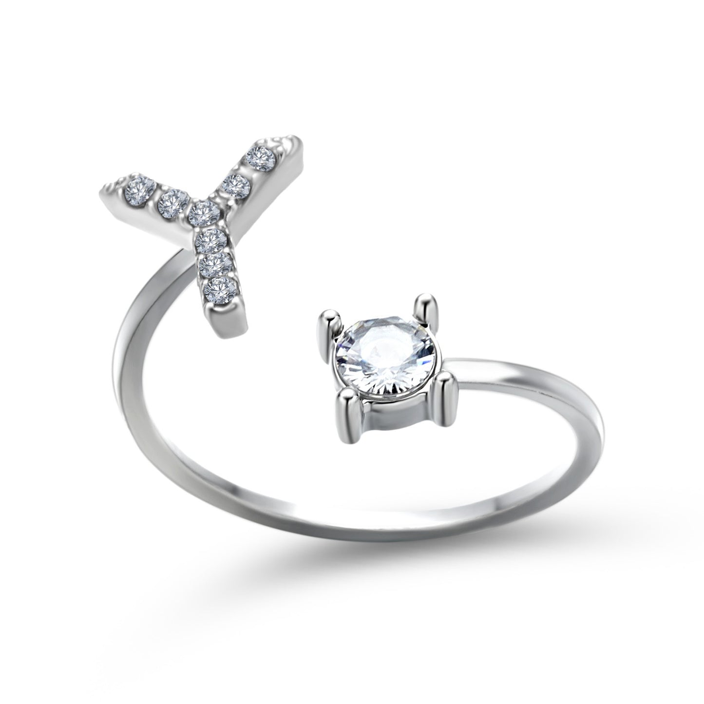 Unique / Elegant Adjustable Initial 26 rings
