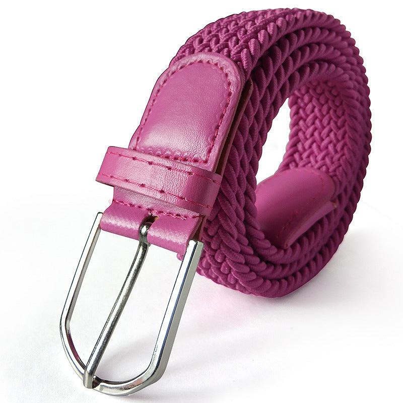Men's Belt Unisex Braided Elastic Belt