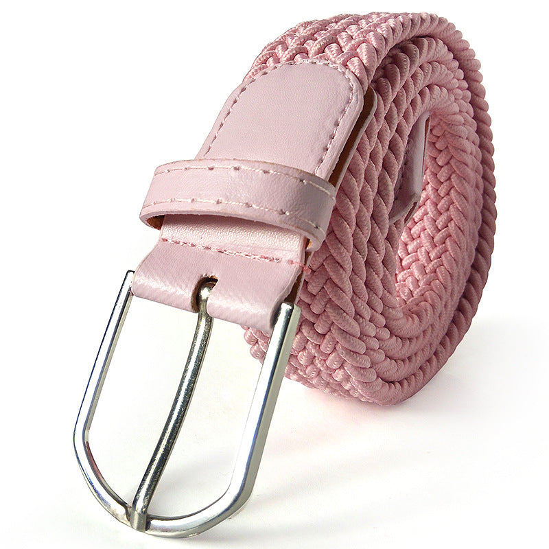 Men's Belt Unisex Braided Elastic Belt