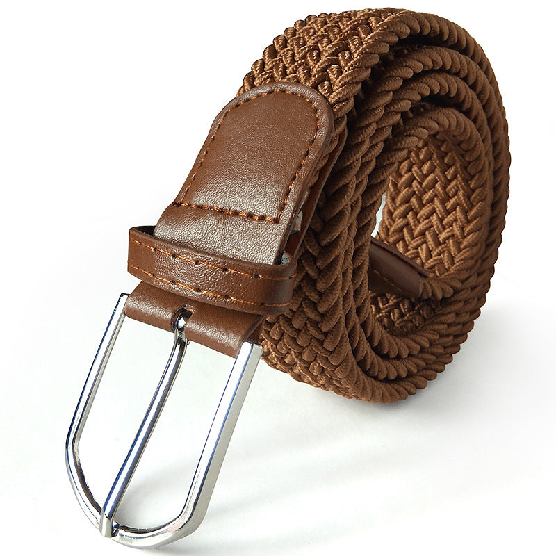 Men's Belt Unisex Braided Elastic Belt