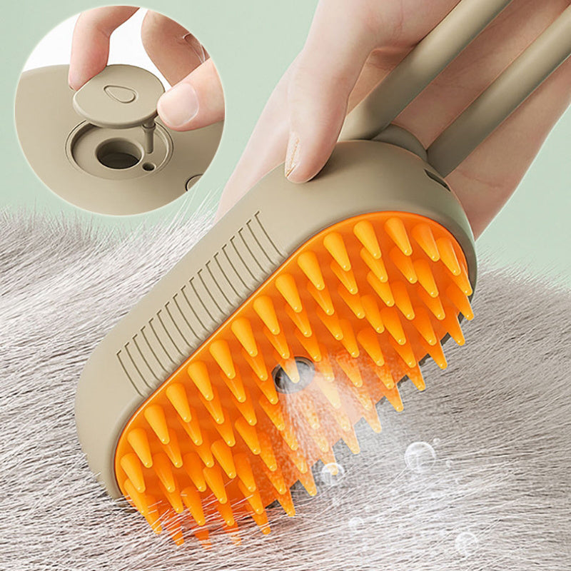 Pet Steamy Hygiene Brush and Grooming tool