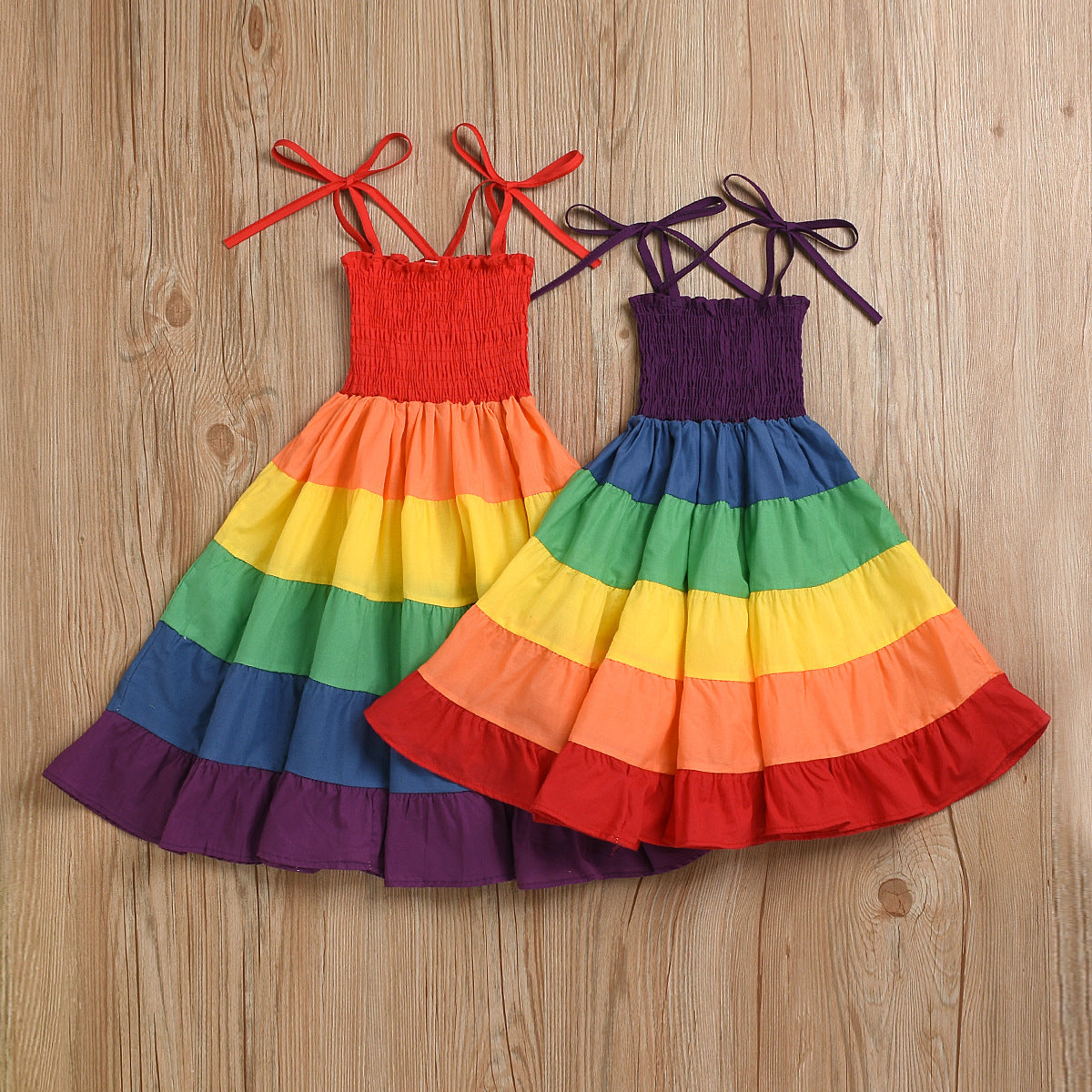 Rainbow Stripe Dress