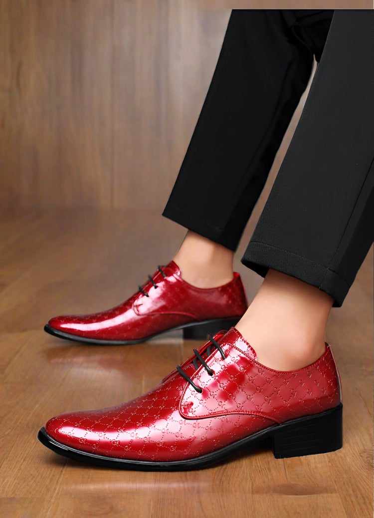 Men's Pointed Formal High Heels