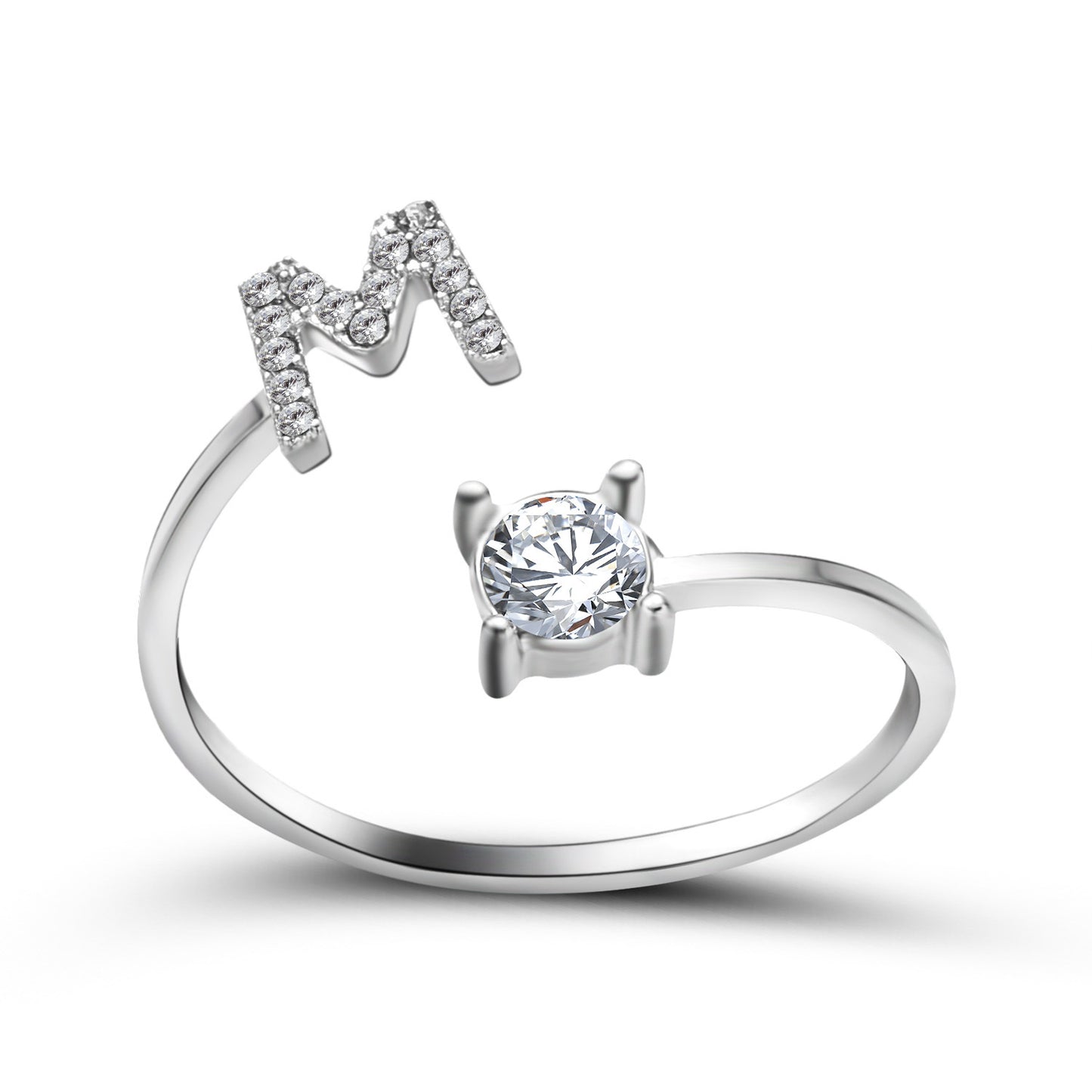Unique / Elegant Adjustable Initial 26 rings