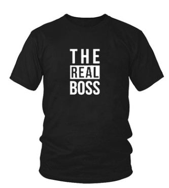Couple Tees 'The Boss'