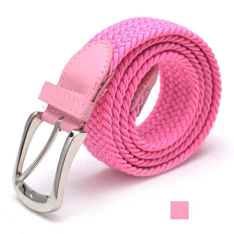 Men's Belt Unisex Braided Elastic Belt