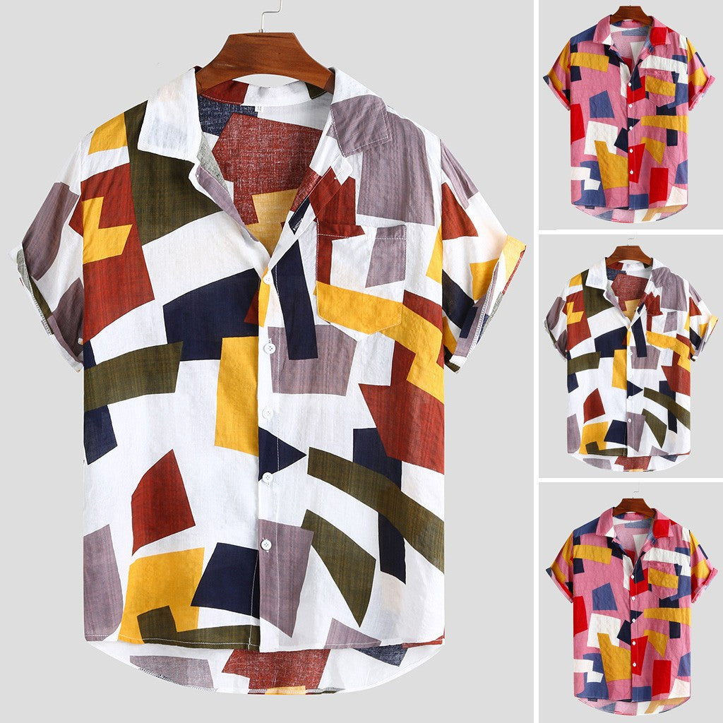 Abstract Casual Tops
