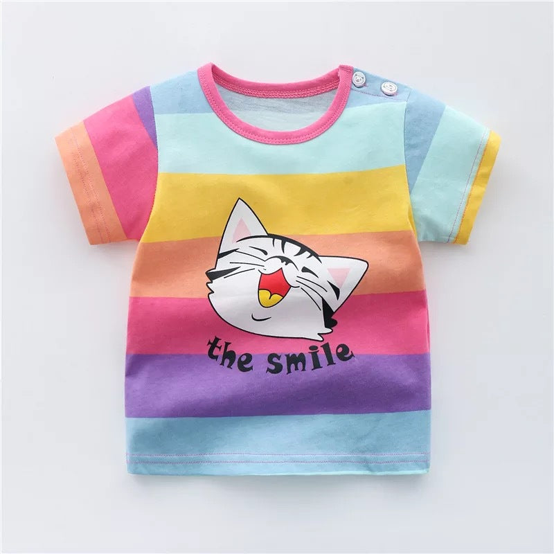 White/Blue/Yellow Cat