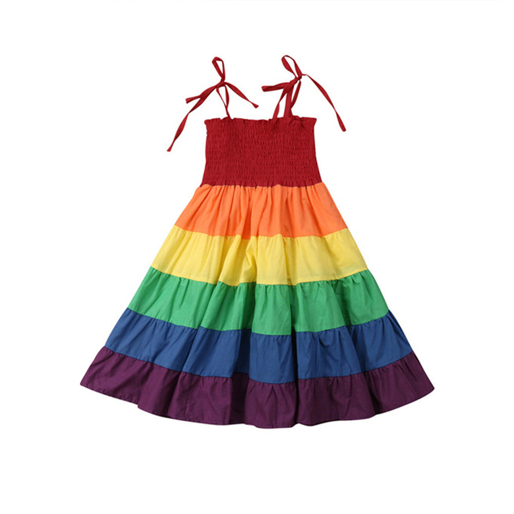 Rainbow Stripe Dress
