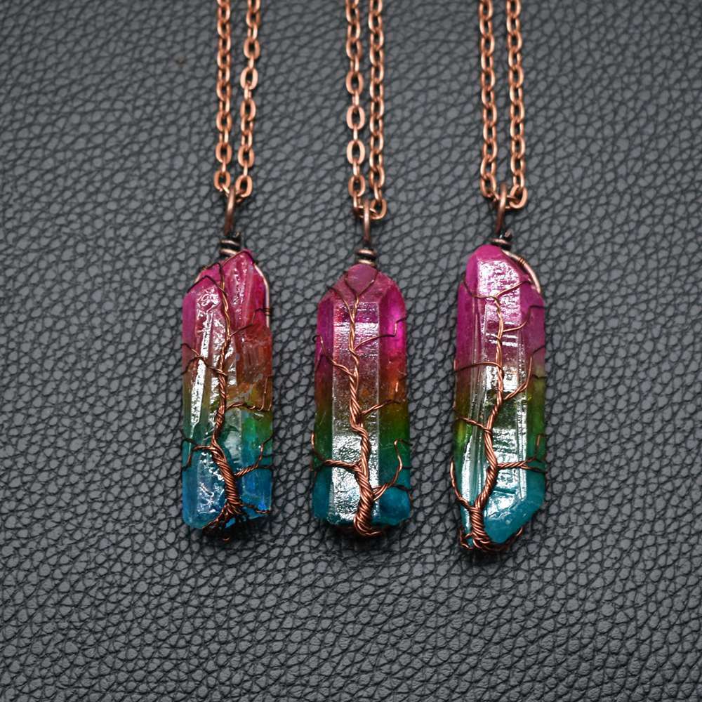 Crystal Tree Of Life Pendant