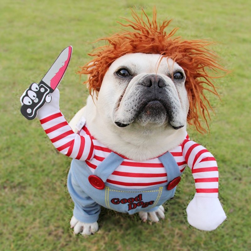 Pet Halloween Costume / Dog Funny Clothes /Adjustable Cosplay /Scary Costume
