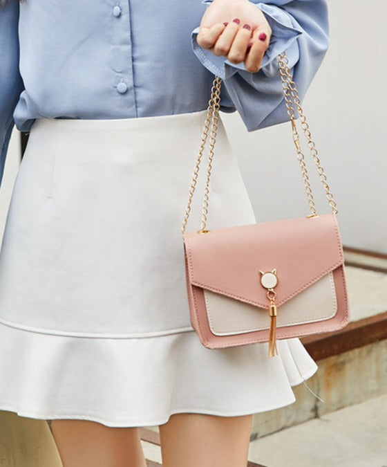 Small Crossbody Bags For Women Cat Lock Chain Messenger Bags