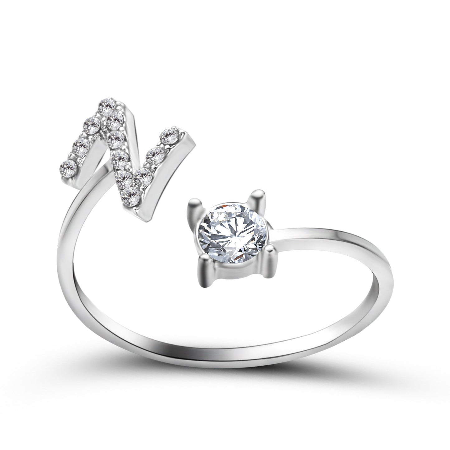 Unique / Elegant Adjustable Initial 26 rings