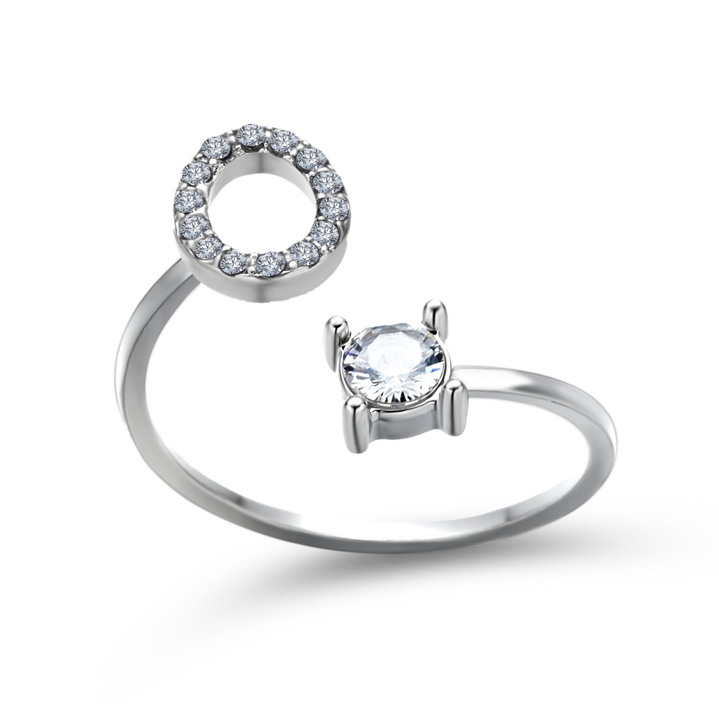 Unique / Elegant Adjustable Initial 26 rings
