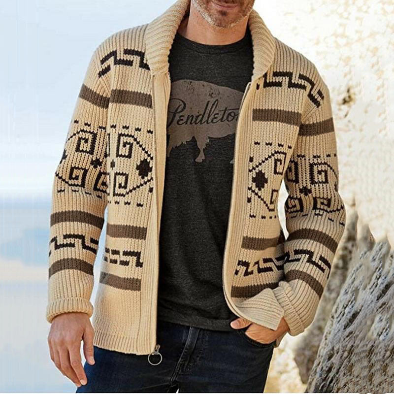 Casual Cardigan Jacket with Lapel,