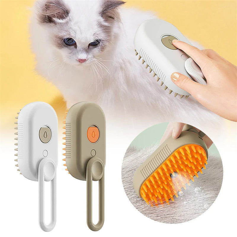 Pet Steamy Hygiene Brush and Grooming tool