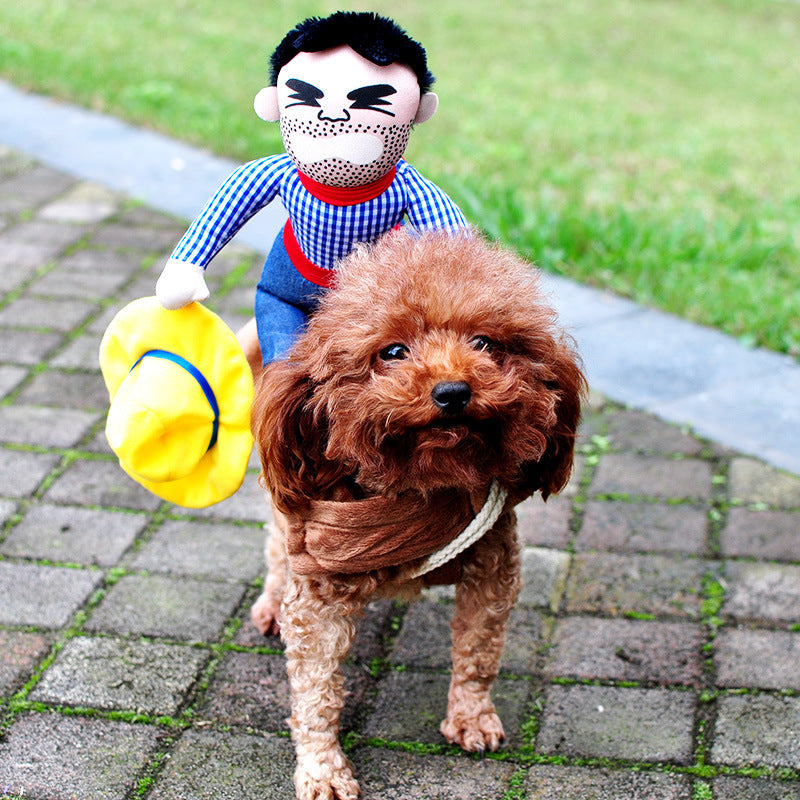 Pet Halloween Costume / Dog Funny Clothes /Adjustable Cosplay /Scary Costume