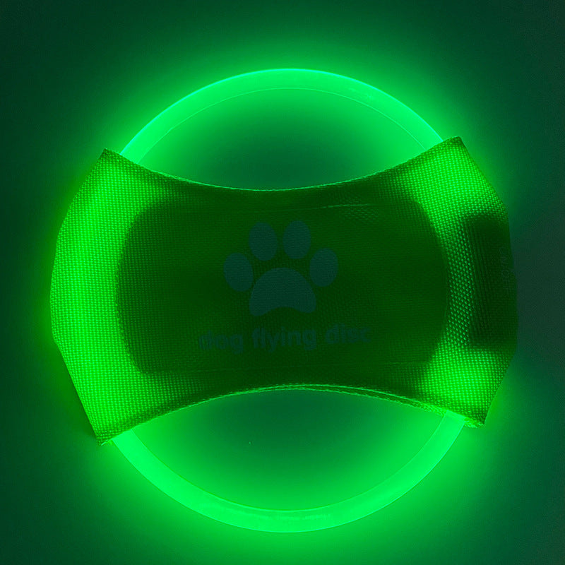 Pet Trainer Disk -Discs Light Glowing LED Luminous Toy