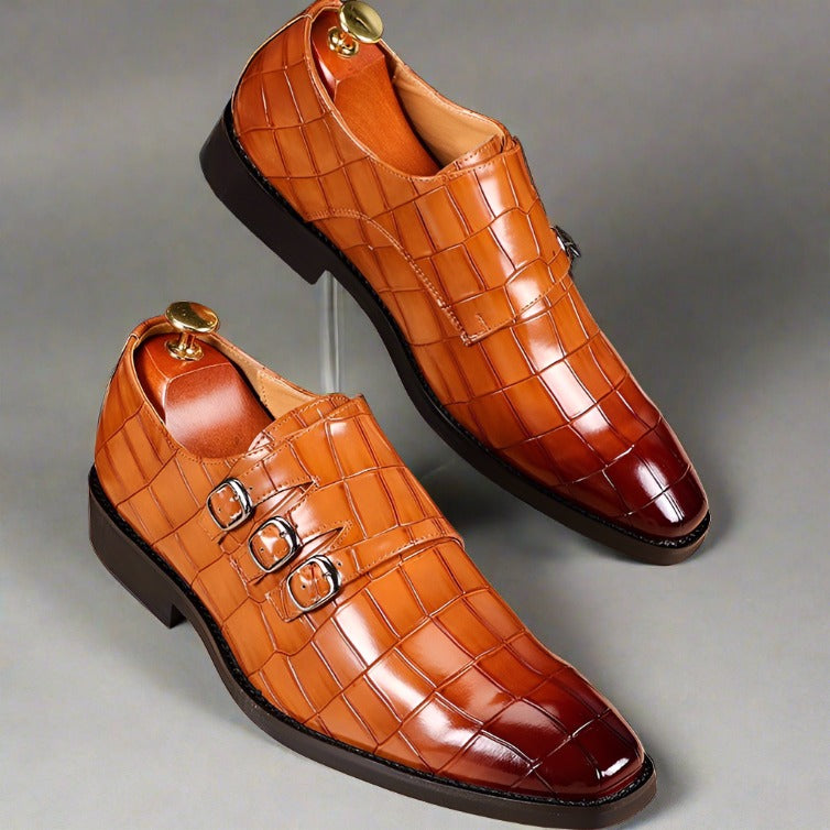 Men's Plus Size Leather Business Shoes: All-Match Style with Breathable Comfort