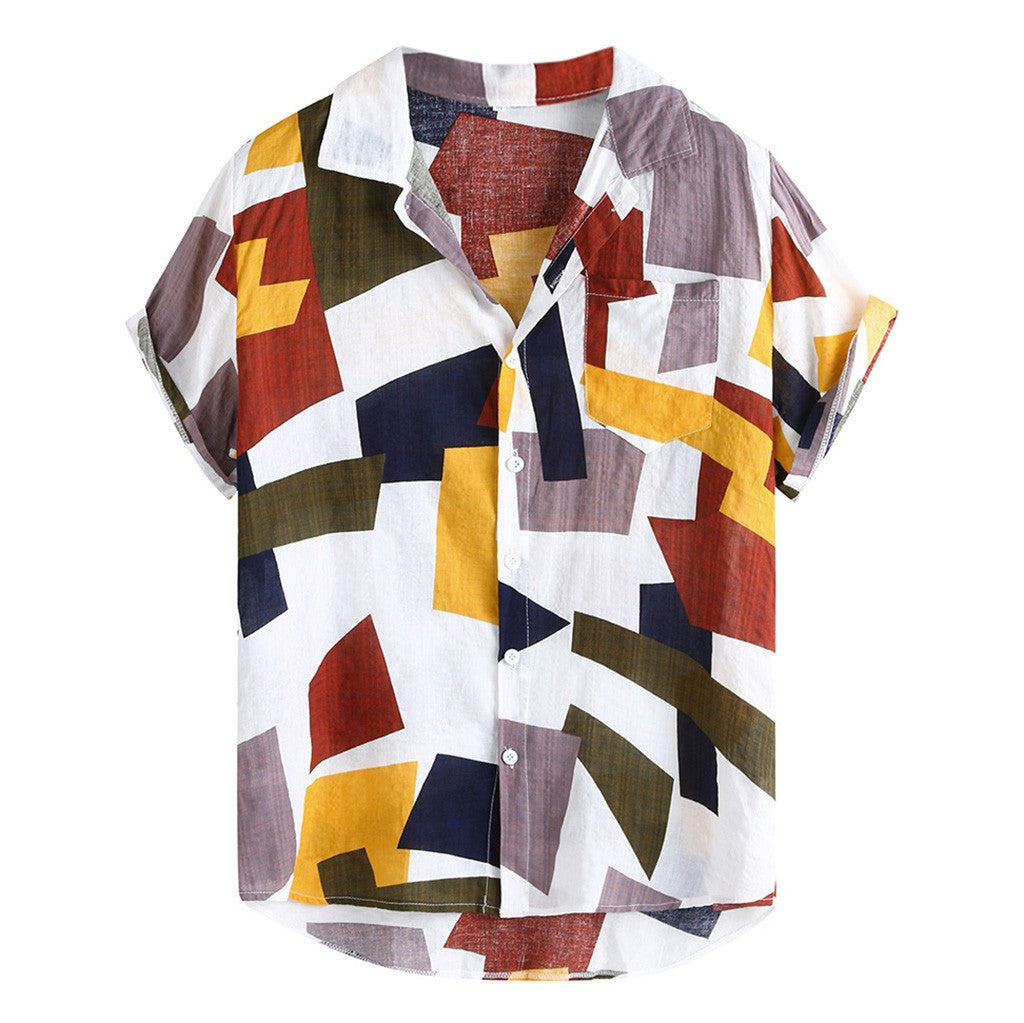 Abstract Casual Tops
