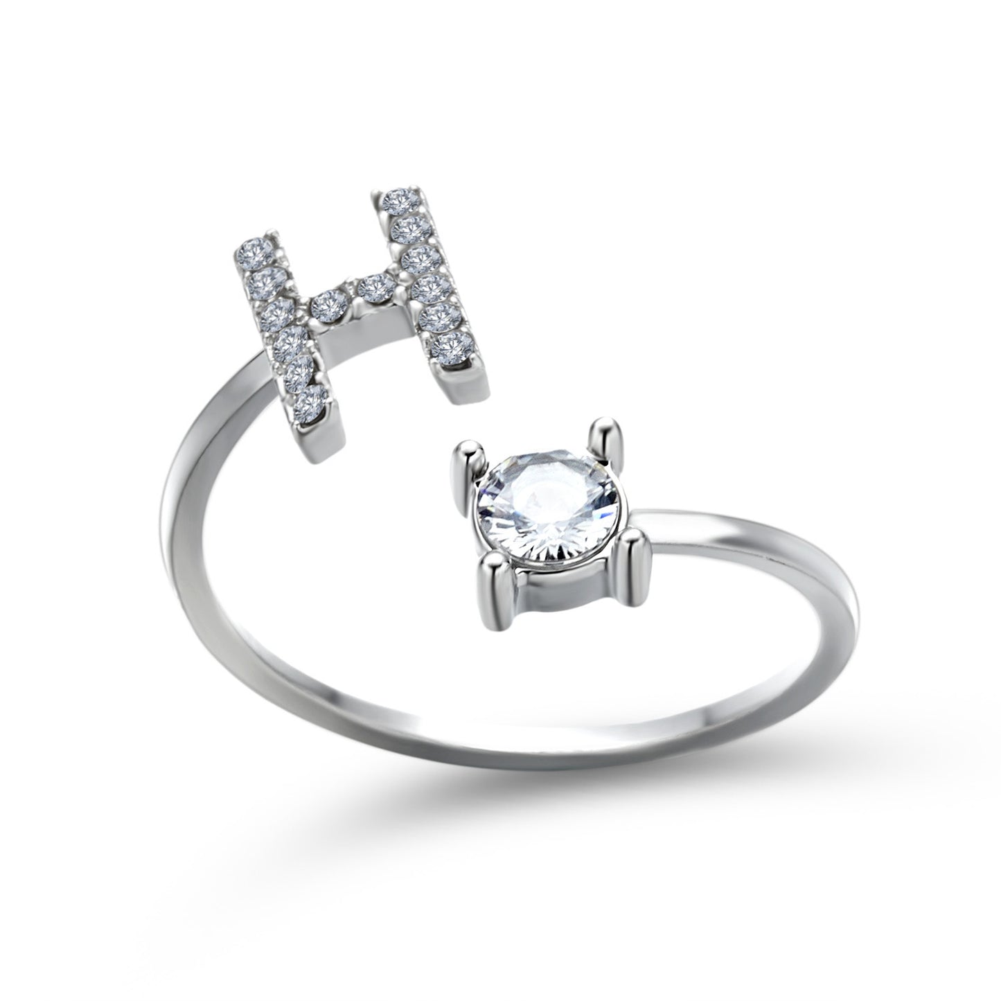 Unique / Elegant Adjustable Initial 26 rings