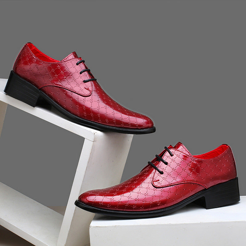 Men's Pointed Formal High Heels