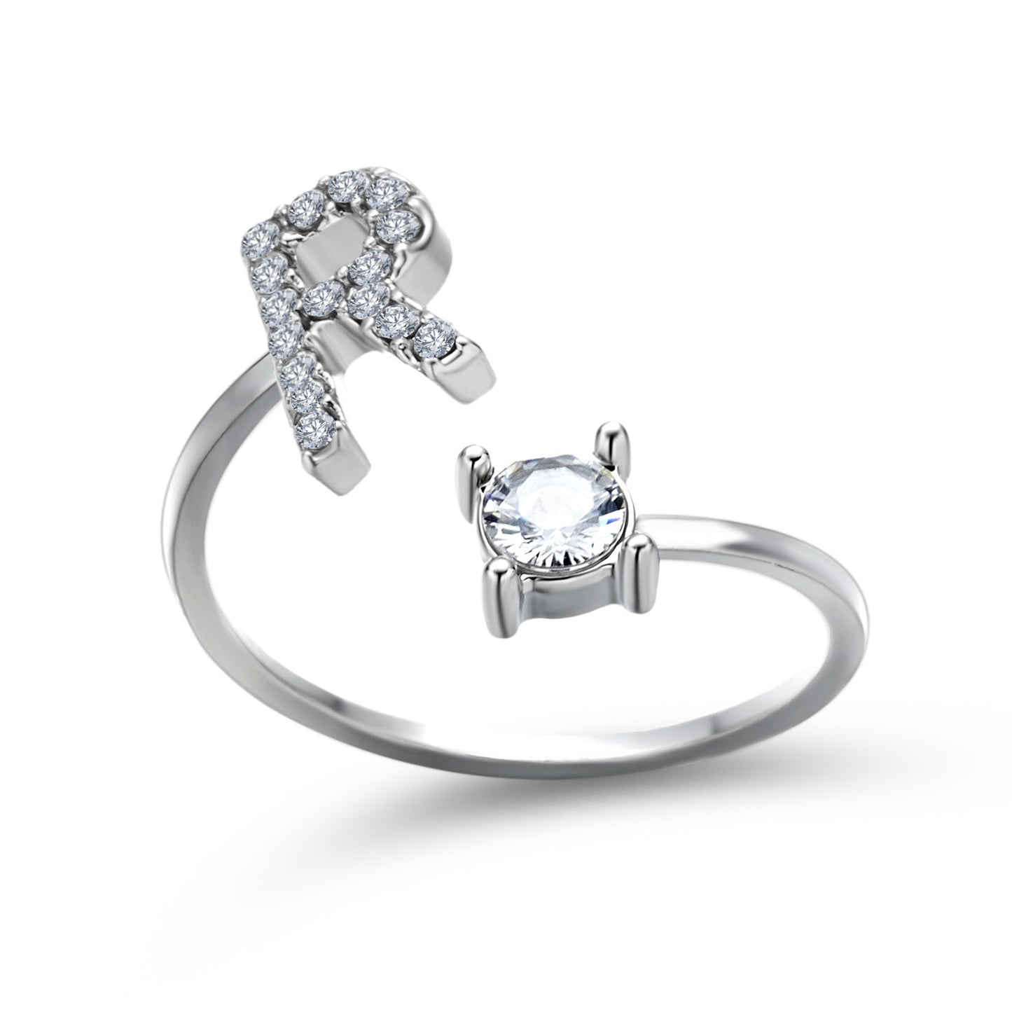 Unique / Elegant Adjustable Initial 26 rings