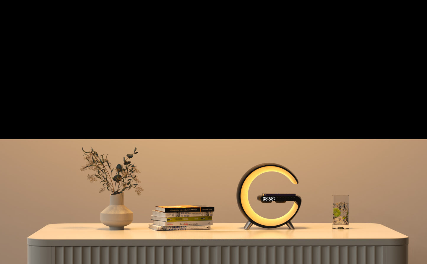 Intelligent LED Lamp,Bluetooth,Speaker,Wireless Charger