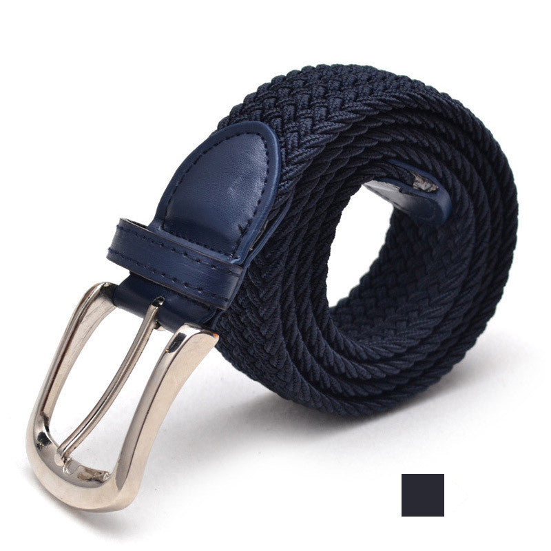 Men's Belt Unisex Braided Elastic Belt