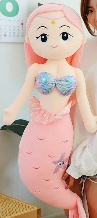 Soft Mermaid Stuffed Doll