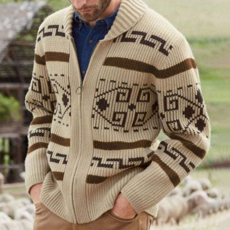 Casual Cardigan Jacket with Lapel,