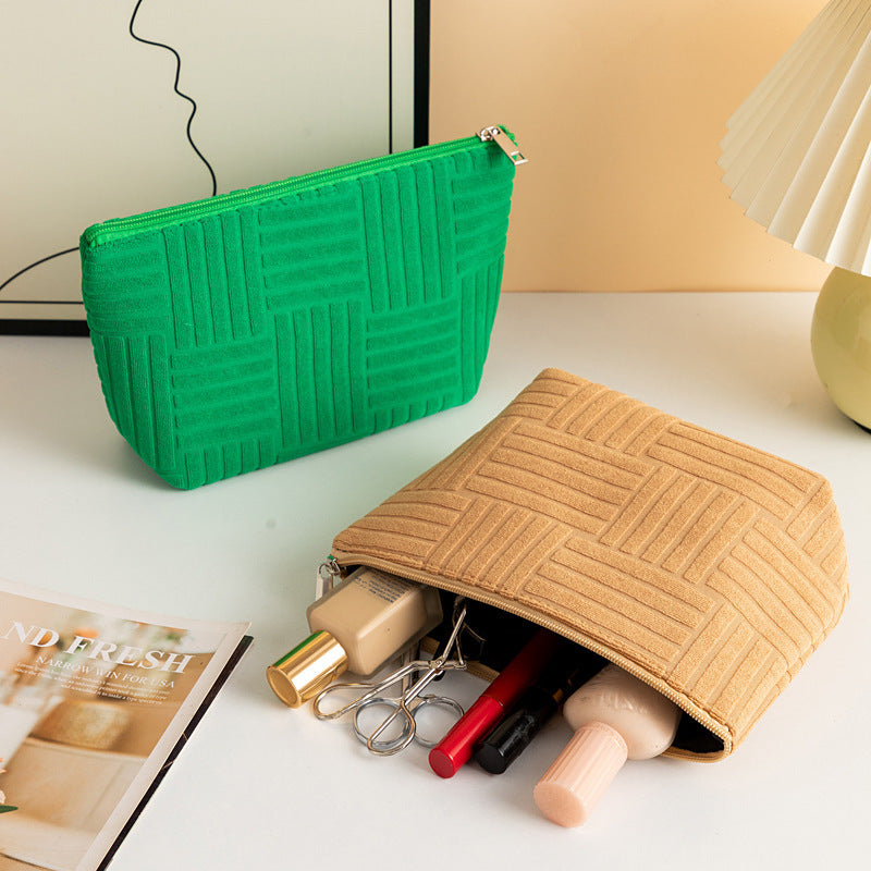 Women's Woven Cosmetic Portable bag