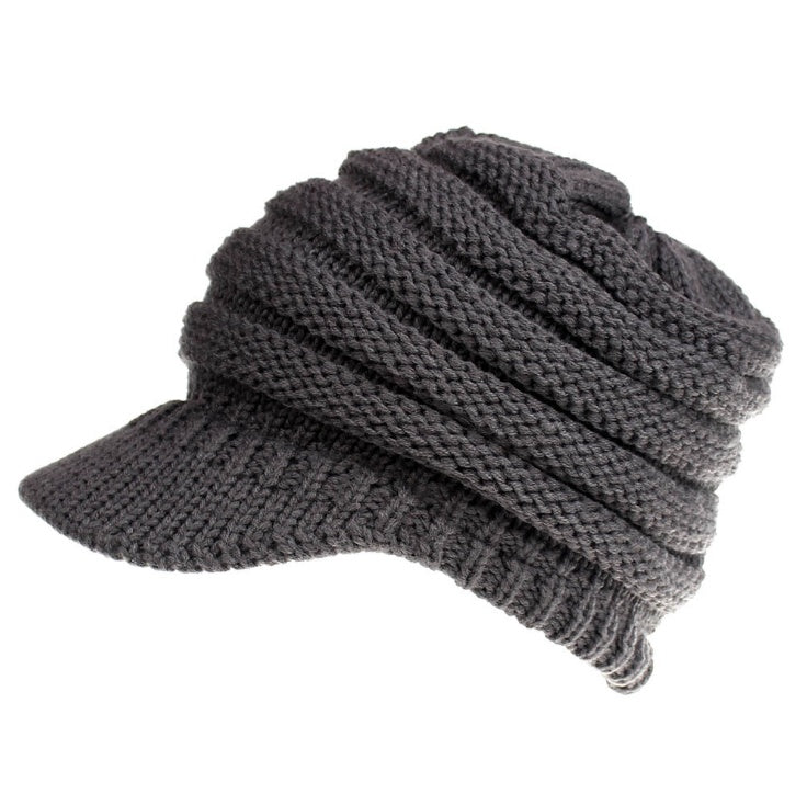 Soft Knitted Ponytail Beanies for Women, Perfect for Autumn and Winter, Providing Warmth and Style
