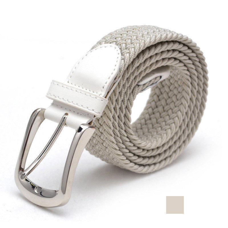 Men's Belt Unisex Braided Elastic Belt