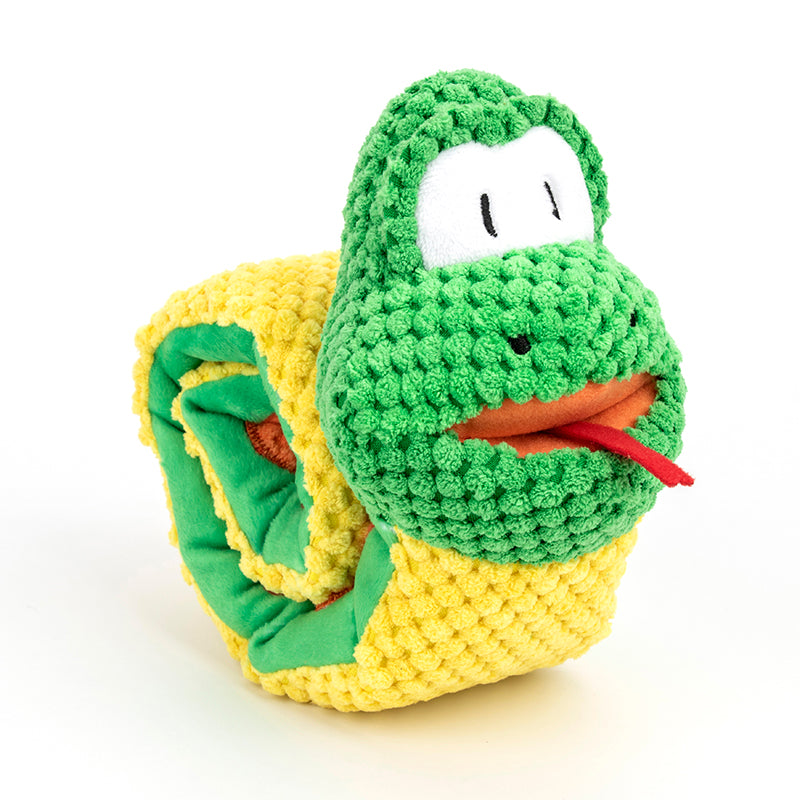 Multifunctional Pet Flushy, Snake Toy Squeaky, Treat Dispenser