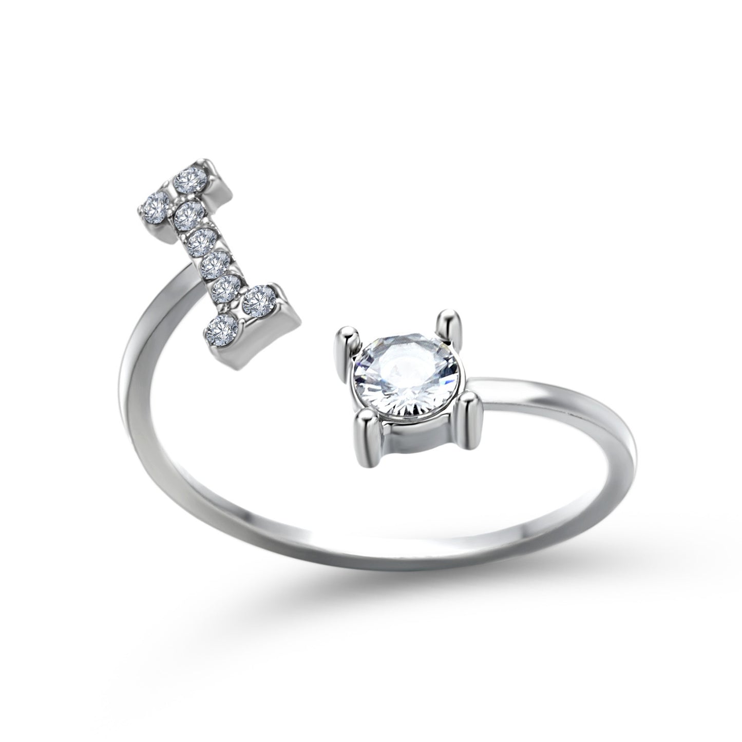 Unique / Elegant Adjustable Initial 26 rings
