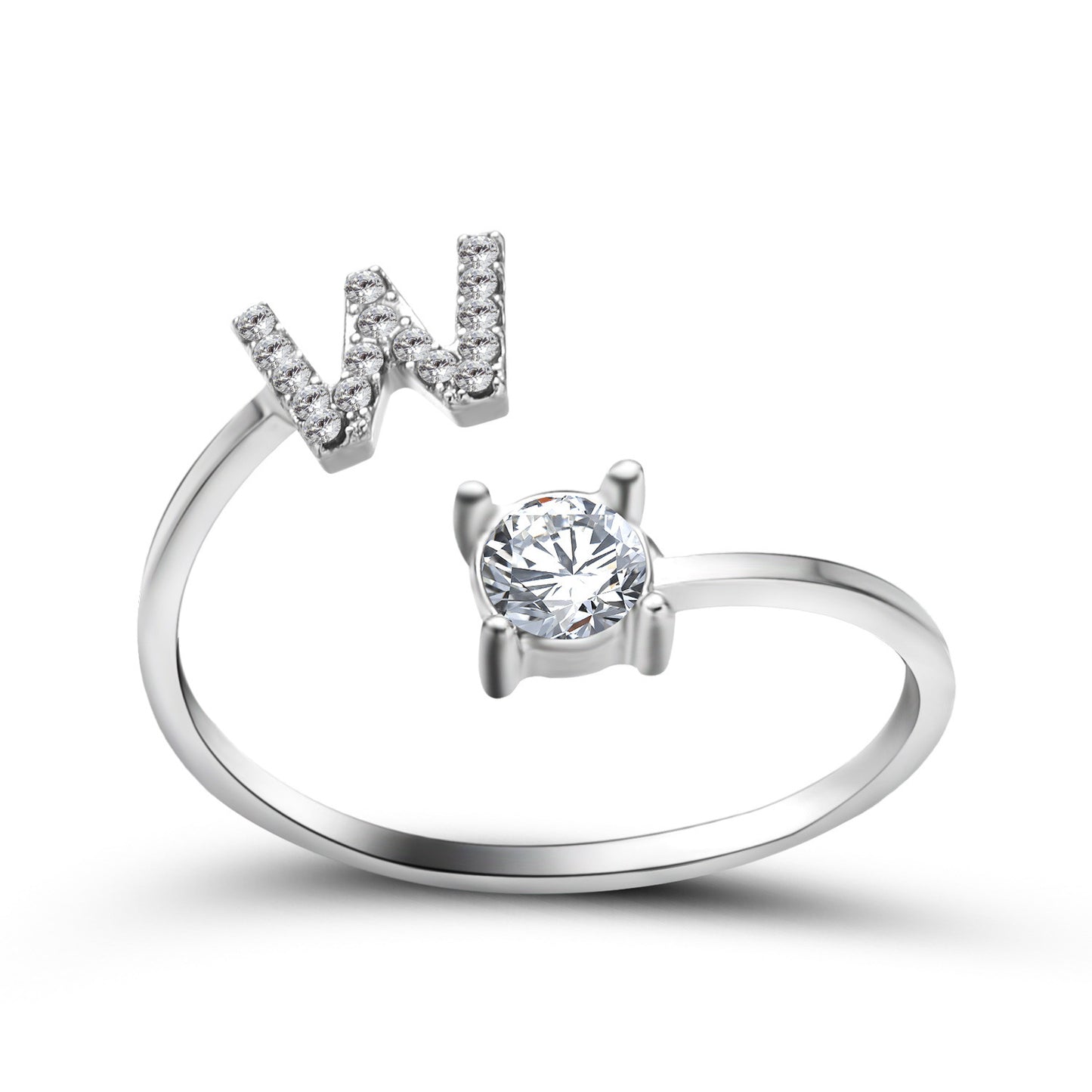 Unique / Elegant Adjustable Initial 26 rings