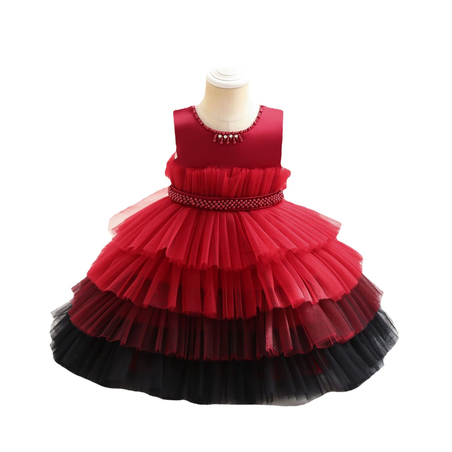 Gradient Cake Children's Princess Dress