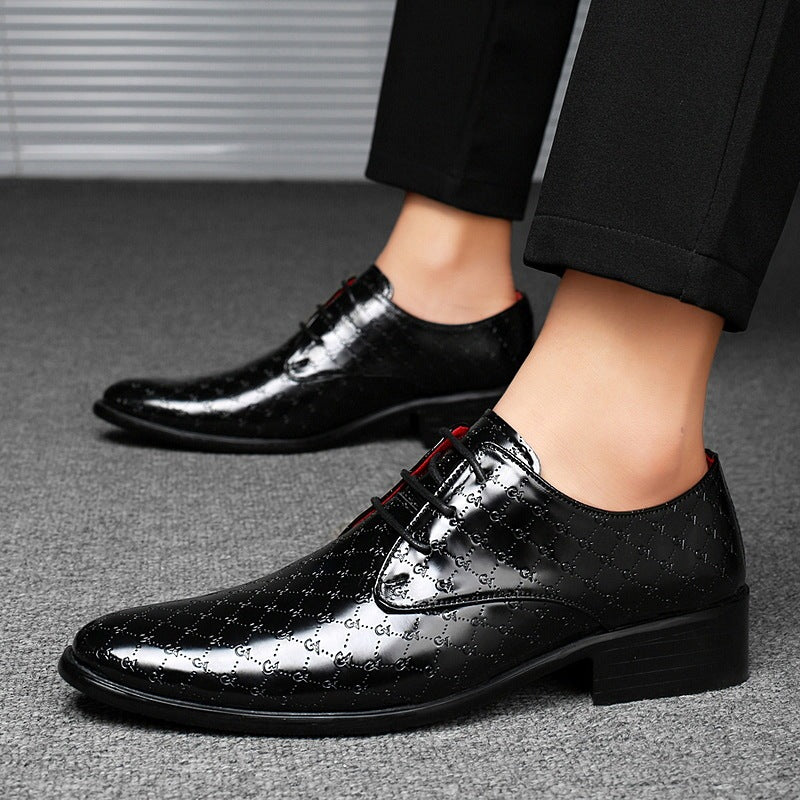 Men's Pointed Formal High Heels