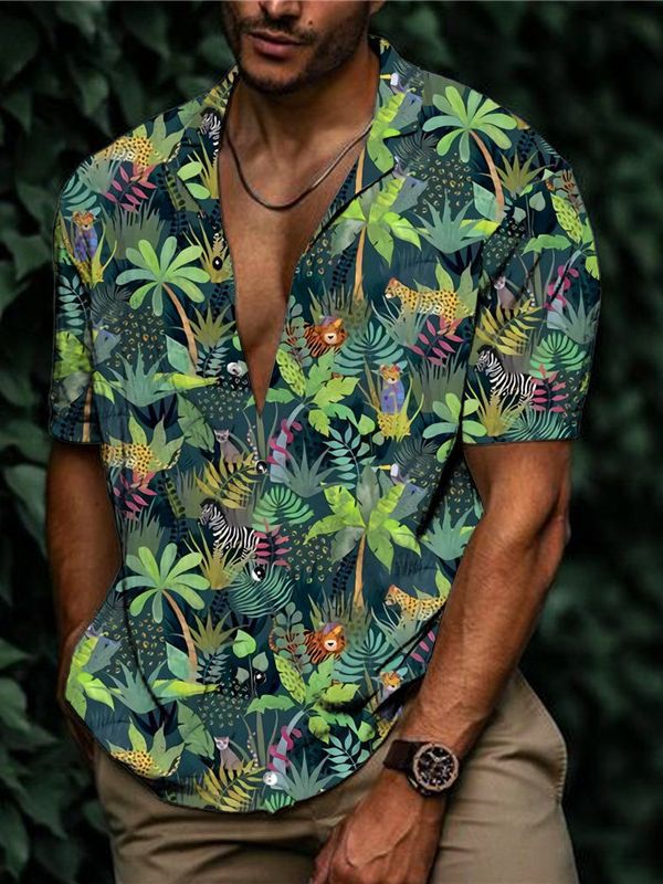 Stylish Floral Top with Versatile Leaf Design