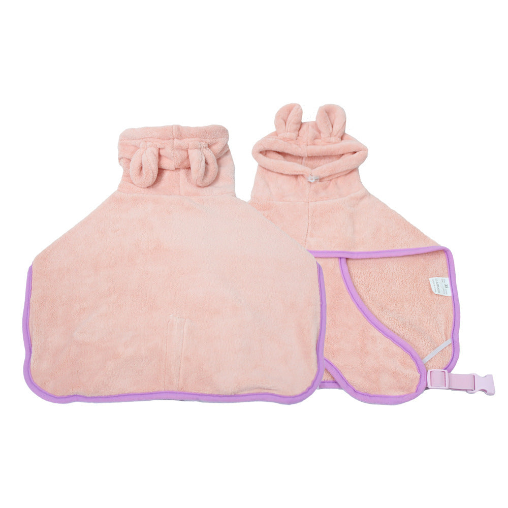 Pet Bathrobe / Bath Absorbent Towel/ Microfiber Drying Bath Towel