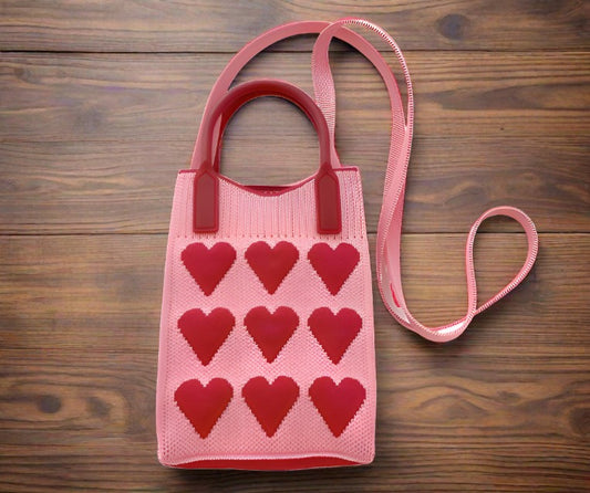 Mini Knit Shoulder Crossbody Bag, a Delight to Adore
