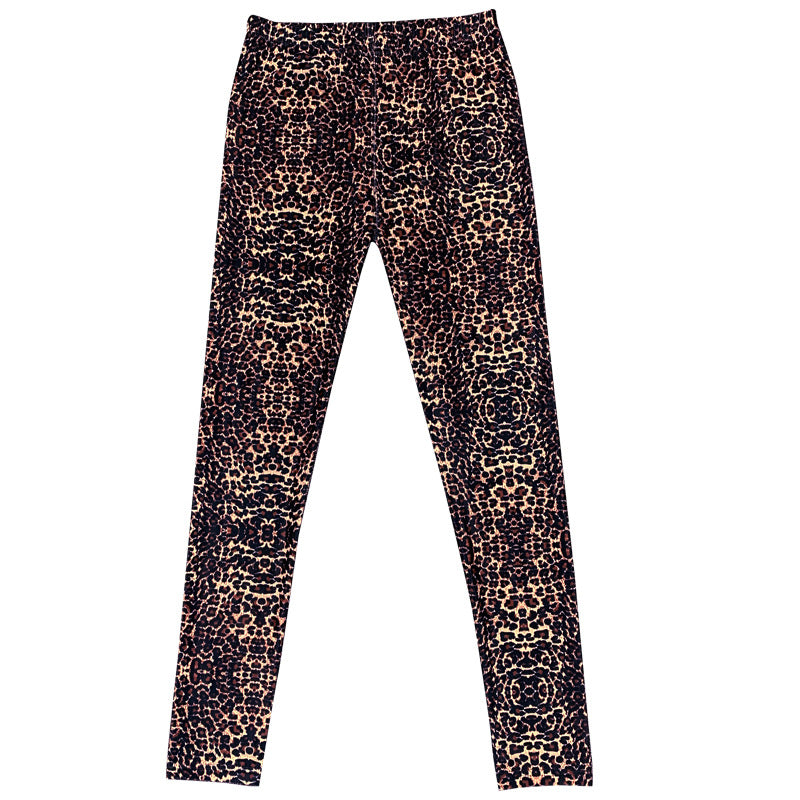 Elastic Printed Leggings