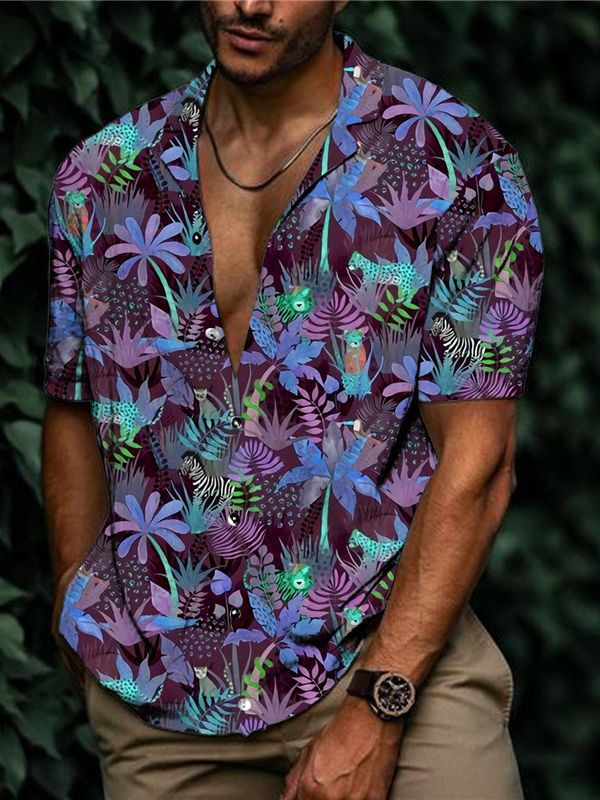 Stylish Floral Top with Versatile Leaf Design