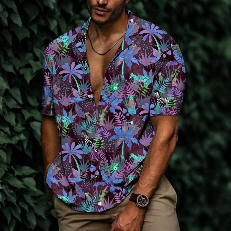 Stylish Floral Top with Versatile Leaf Design