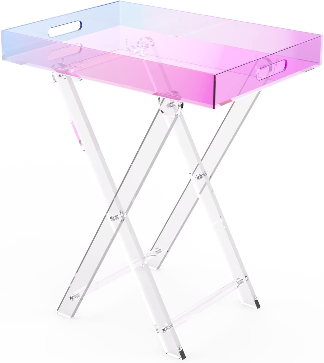 Colored Box Acrylic clear Table