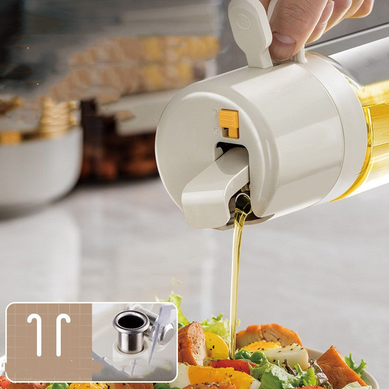 2 In 1 Oil Sprayer Bottle / Dispenser Bottle