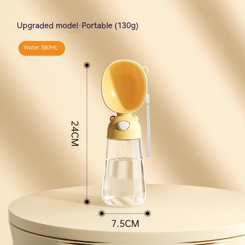 All in One Portable Outdoor Dog Water Bottle/ Container/ Meal Dispenser